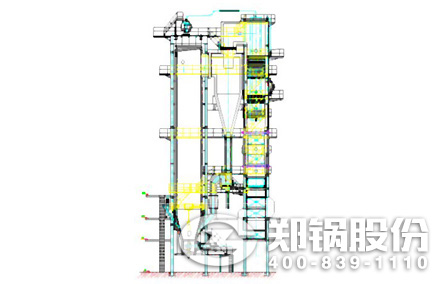 循環流化床電站鍋爐 - 鄭鍋